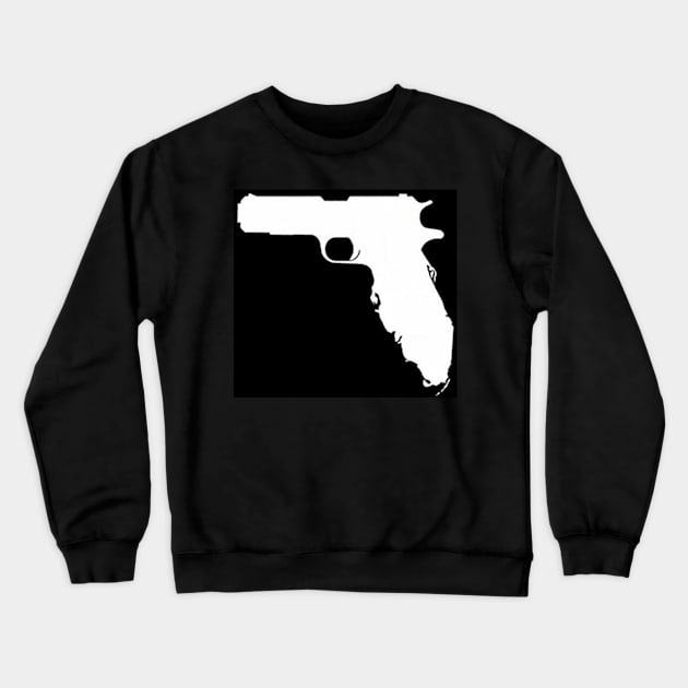 Florida Gun Owners Crewneck Sweatshirt by  The best hard hat stickers 